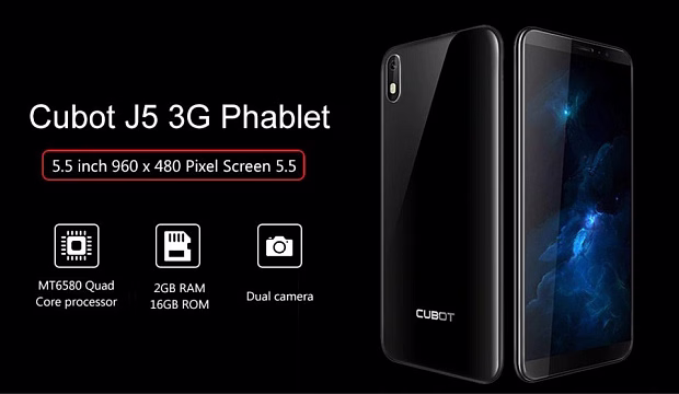 Смартфон Cubot J5 2GB/16GB