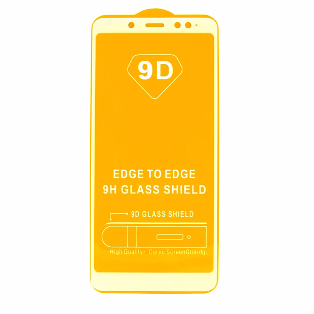 Защитное стекло 5D для Xiaomi Redmi Note 5/5 Pro, белый