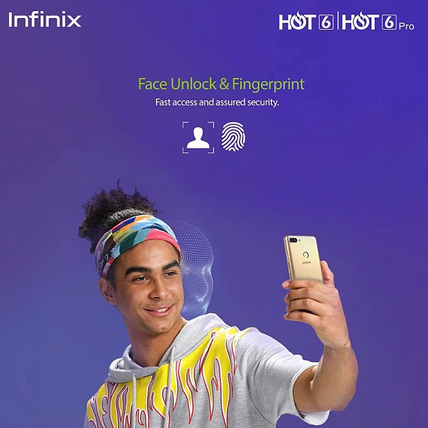 Смартфон Infinix Hot 6 Pro 3GB/32GB