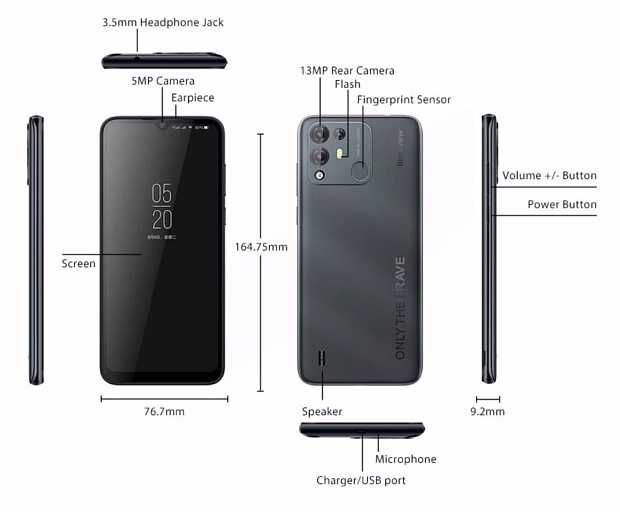 Смартфон Blackview A55 Pro 4GB/64GB