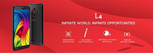 Смартфон Centric L4 2GB/16GB