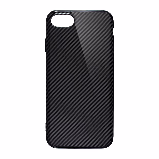 Чехол для iPhone 7/8 Glossy carbone (Серый)