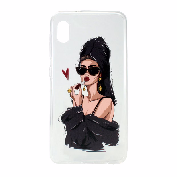 Чехол для Samsung A10 Classy силикон Lux (Girl)