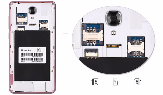 Смартфон Jiake L8 1GB/8GB