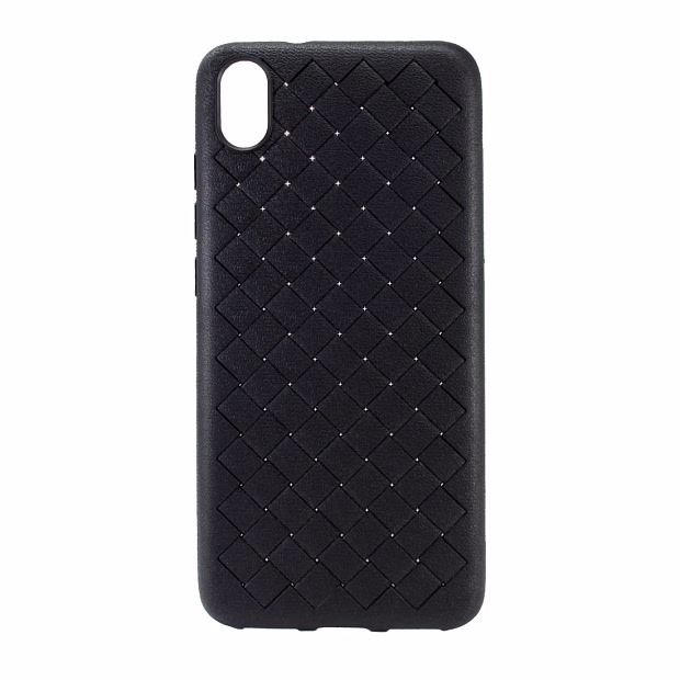 Чехол для Xiaomi Redmi 7A Braided силикон (Черный)