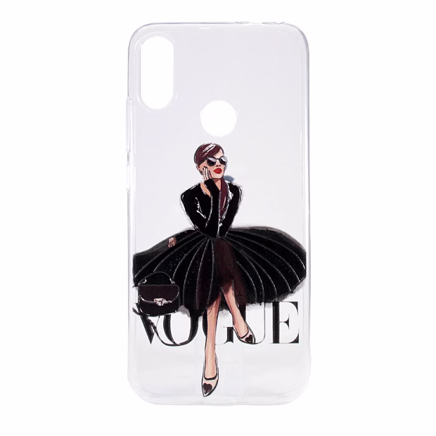 Чехол для Xiaomi Redmi Note 7Pro Lovely силикон (Vogue girl)