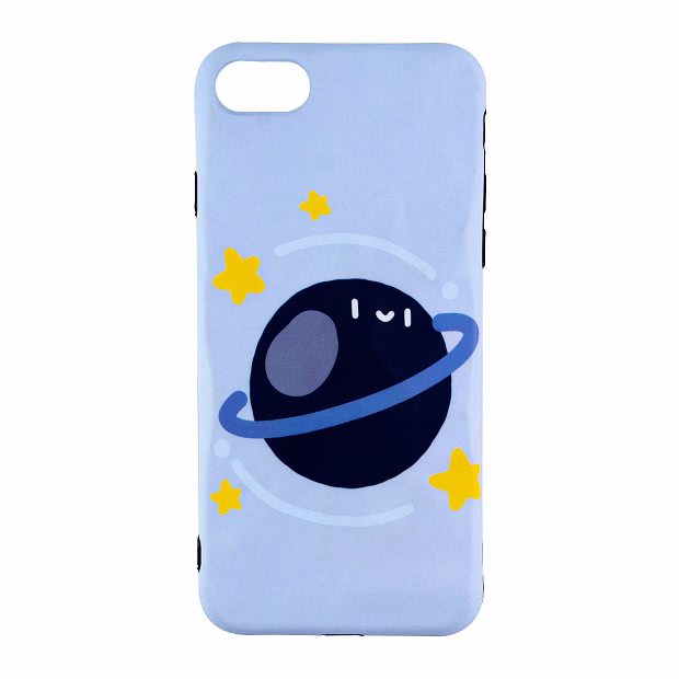 Чехол для iPhone 7/8 BTS BT21 силикон (Планета)