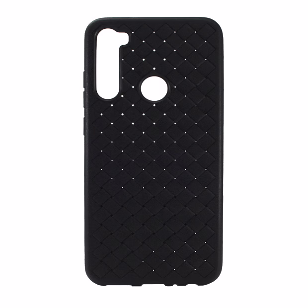 Чехол для Xiaomi Redmi Note 8 Braided силикон (Черный)