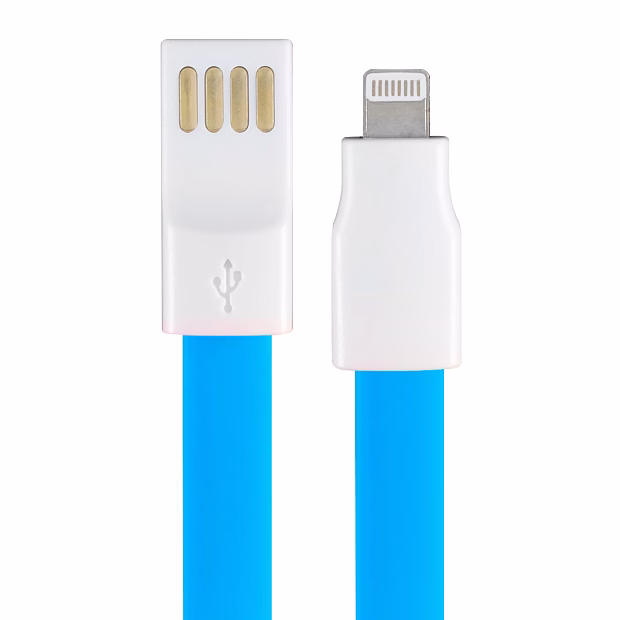 Дата-кабель Smartbuy USB -8-pin для Apple,магнитный, длина 1,2м, голубой