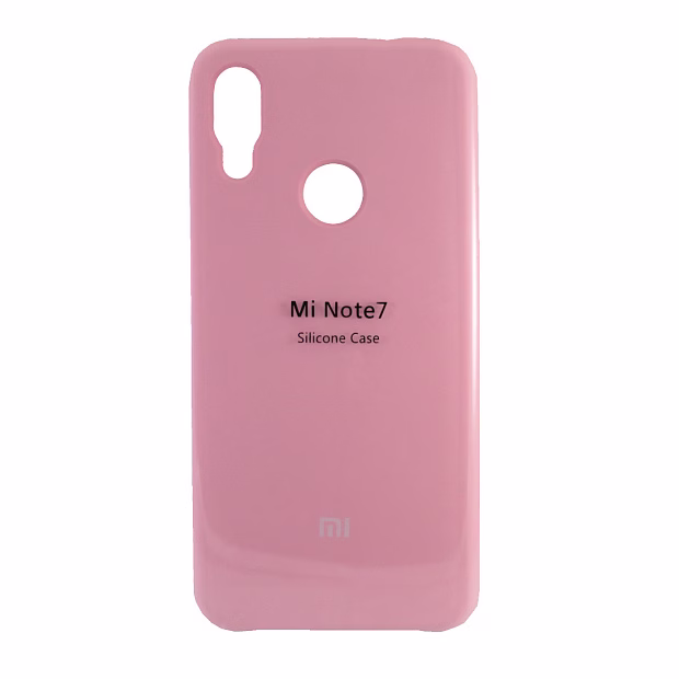 Чехол для Xiaomi Redmi Note 7 Silicone Case Lux (Pink)
