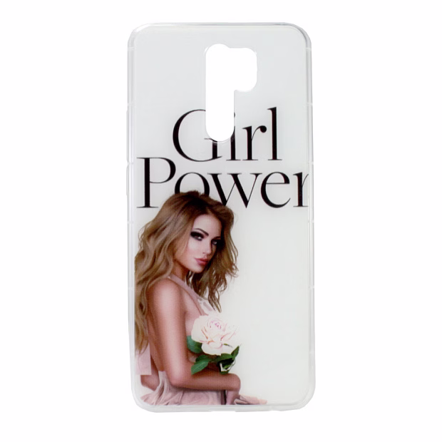 Чехол с рисунком для Xiaomi Redmi 9, Girl Power