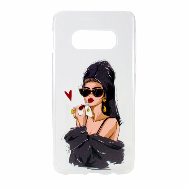 Чехол для Samsung S10 E Classy силикон Lux (Girl)