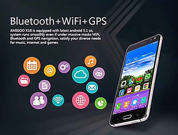 Смартфон Amigoo X18 512MB/8GB