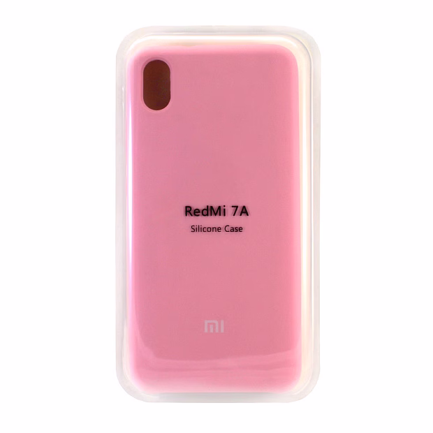 Чехол для Xiaomi Redmi 7A Silicone Case Lux (Pink)