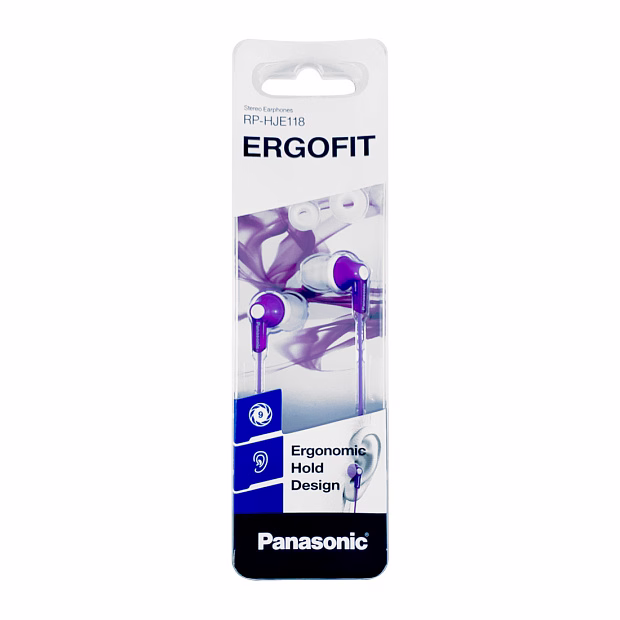 Panasonic наушники RP-HJE118GUV фиолетовые