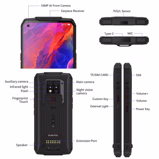Мобильный телефон Oukitel WP7