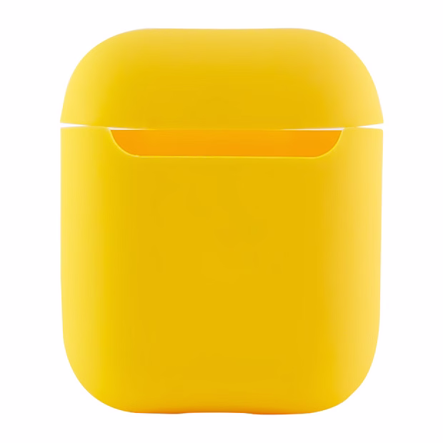 Чехол для AirPods 2 ультратонкий Premium (Yellow)