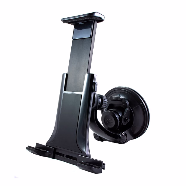 Perfeo-711 Автодержатель для планшета/смартфона 4"- 10"/ на стекло/ трансформер/ черный