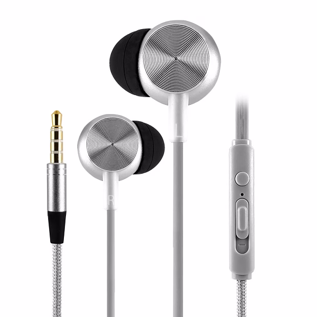 Наушники ROCK Y2 Earphone (Серебро)