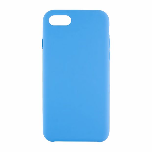 Чехол для iPhone 7/8 Silicone Case (Светло-голубой)