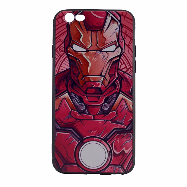 Чехол для iPhone 6/6S Galaxy (Iron man)