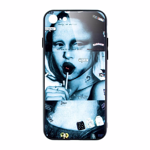 Чехол для iPhone 7/8 Swanky glass (Мона Лиза)
