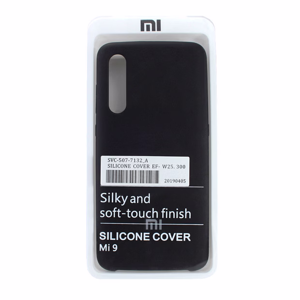 Чехол для Xiaomi Mi 9 Silicone Case (Черный)