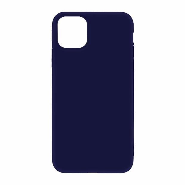Чехол для iPhone 11 TPU Matte (Темно-синий)