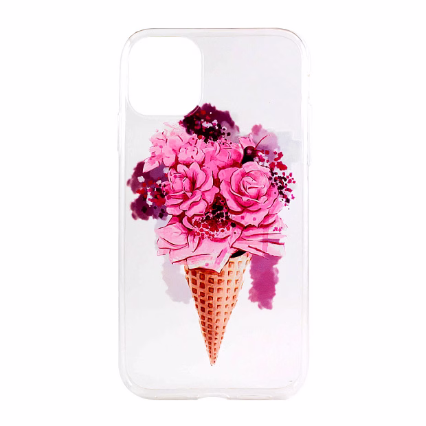 Чехол для iPhone 11 Classy силикон Lux (Букет)