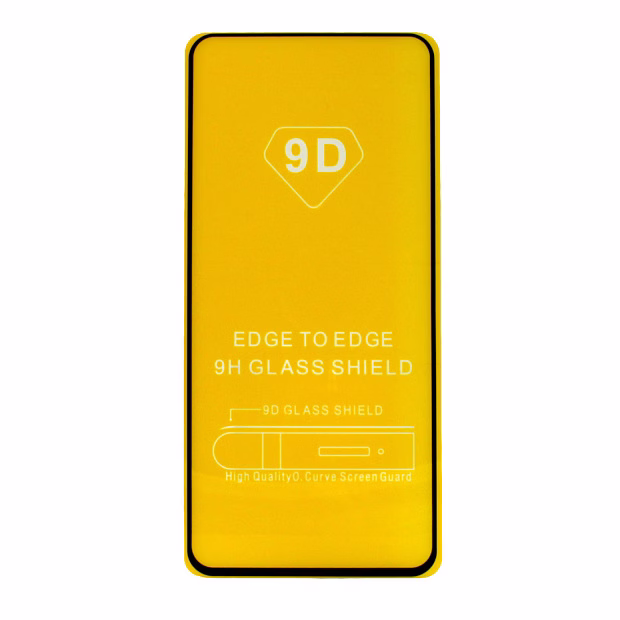 Защитное стекло 5D для Xiaomi Redmi Note 9, черный