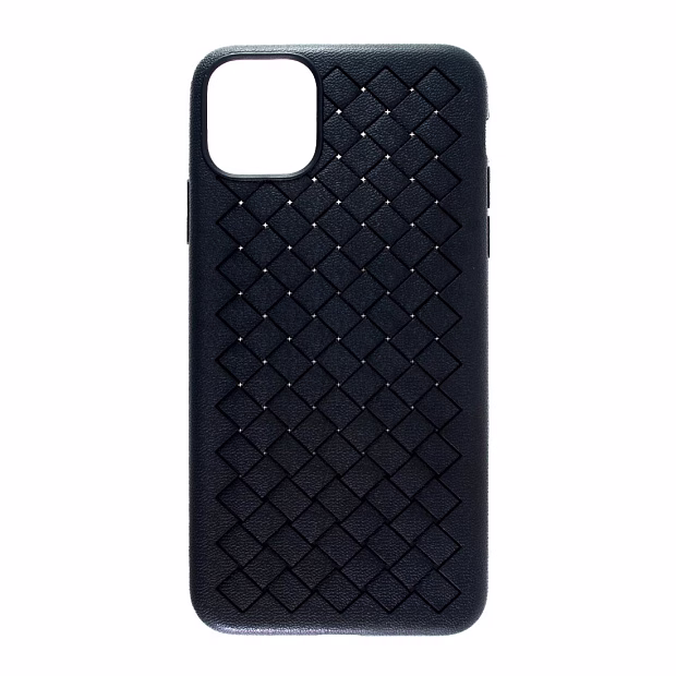 Чехол для iPhone 11Pro Max Braided силикон (Черный)