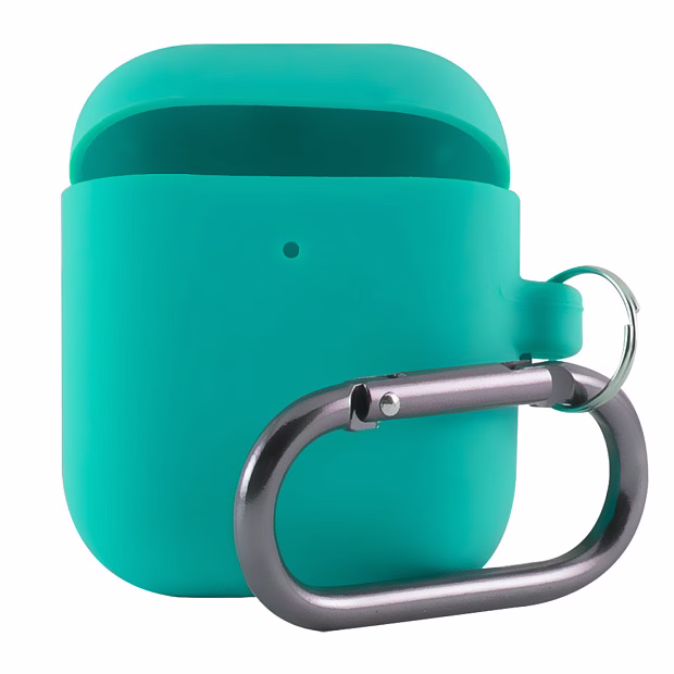 Чехол для AirPods 2 с карабином (Coast Blue)
