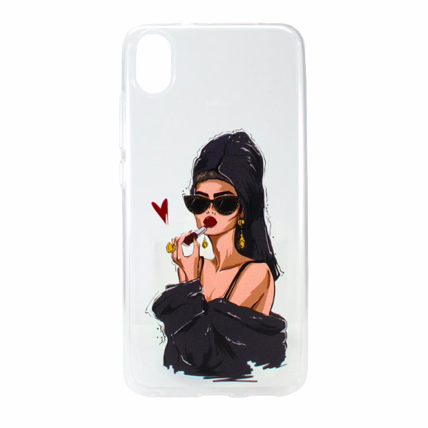 Чехол для Xiaomi Redmi 7A Classy силикон Lux (Girl)