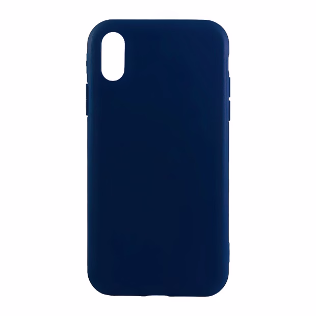 Чехол для iPhone XR TPU Matte (Темно-синий)