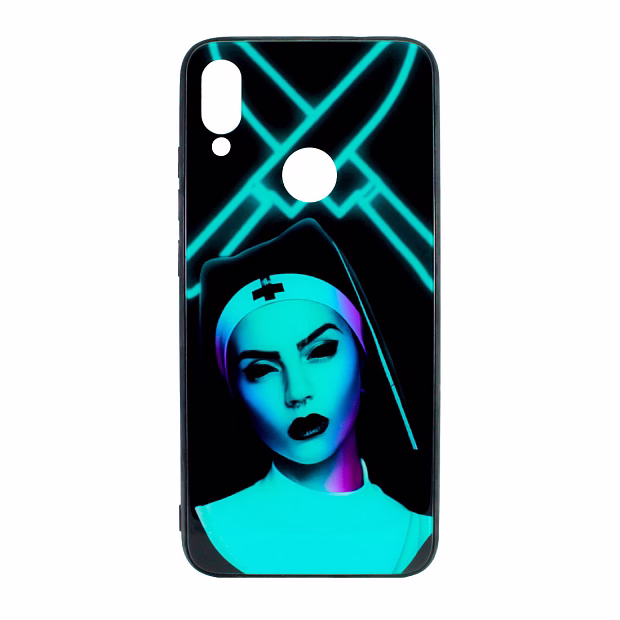 Чехол для Xiaomi Redmi 7 Swanky glass (Монахиня)