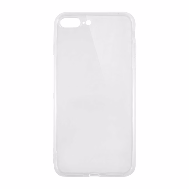 Чехол для iPhone 7+ Ультратонкий силикон Premium (Прозрачный)