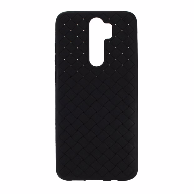 Чехол для Xiaomi Redmi Note 8Pro Braided силикон (Черный)