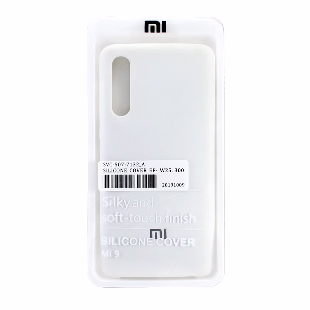 Чехол для Xiaomi Mi 9 Silicone Case (Белый)