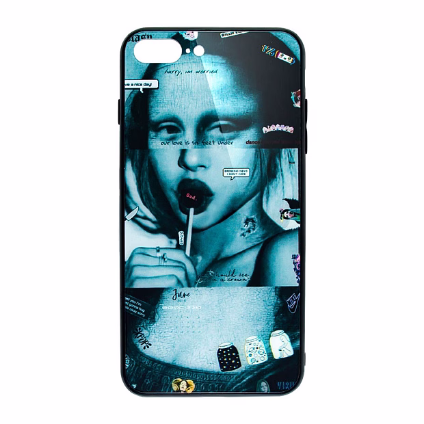 Чехол для iPhone 7+/8+ Swanky glass (Мона Лиза)