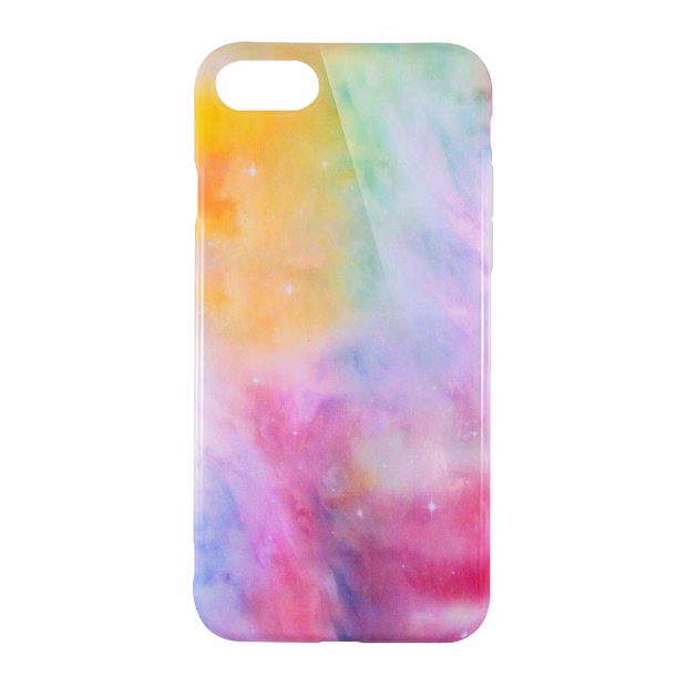 Чехол для iPhone 7/8 Fantasy world силикон (Туманность)