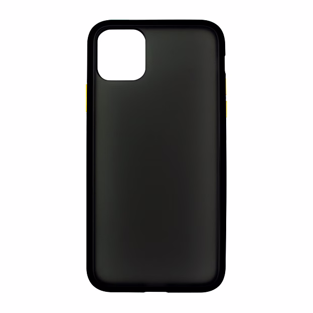 Чехол для iPhone 11Pro Max Color bumper (Черный)