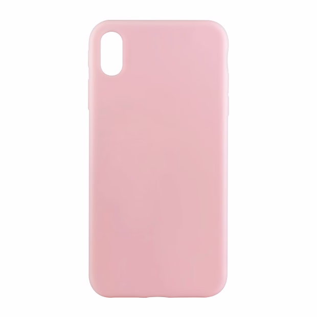 Чехол для iPhone XS Max TPU Matte (Светло-розовый)
