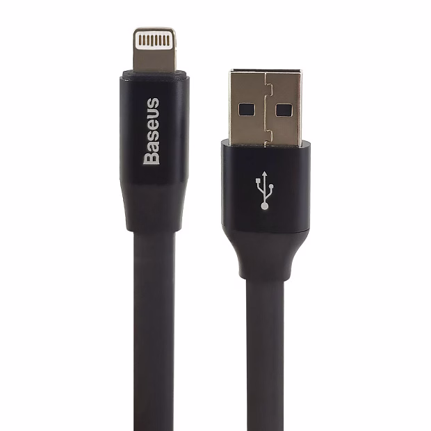 Кабель Baseus Lightning CALMBJ-B01 23см (Черный)
