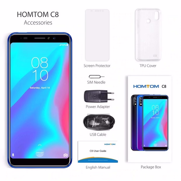 Смартфон HomTom C8 2GB/16GB