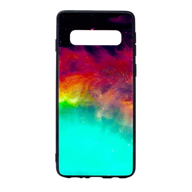 Чехол для Samsung S10 Mix glass (Туманность)