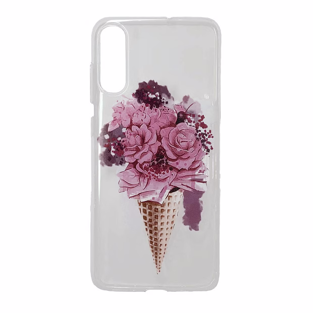 Чехол для Samsung A70 Classy силикон Lux (Букет)