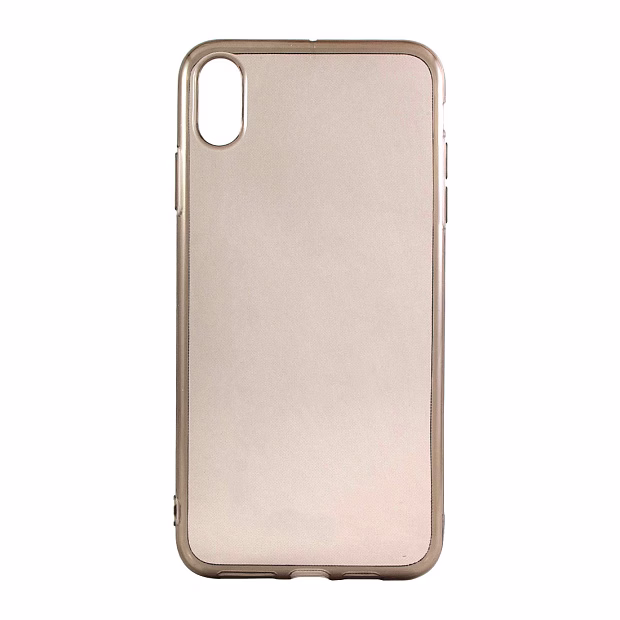 Чехол для iPhone XS Max Ультратонкий силикон Premium (Черный)