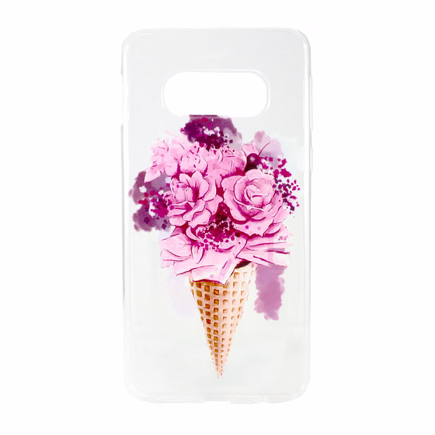 Чехол для Samsung S10 E Classy силикон Lux (Букет)