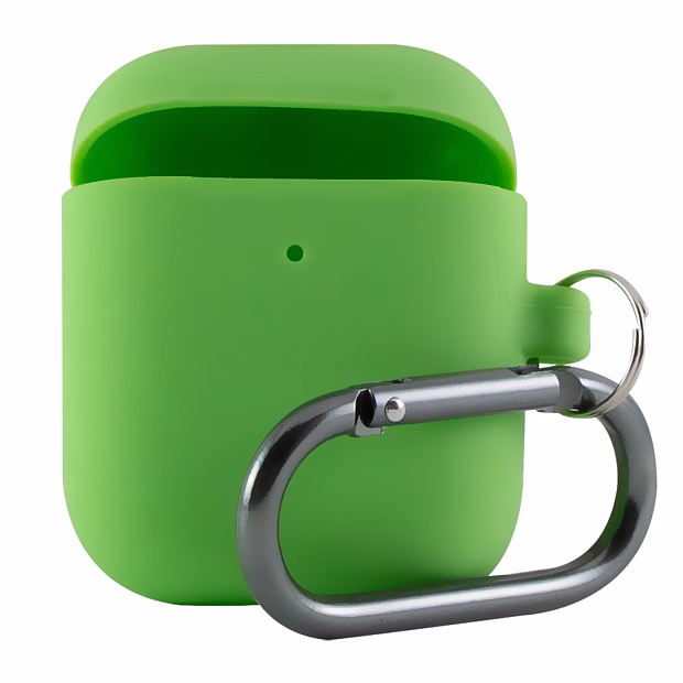 Чехол для AirPods 2 с карабином (Spearmint)