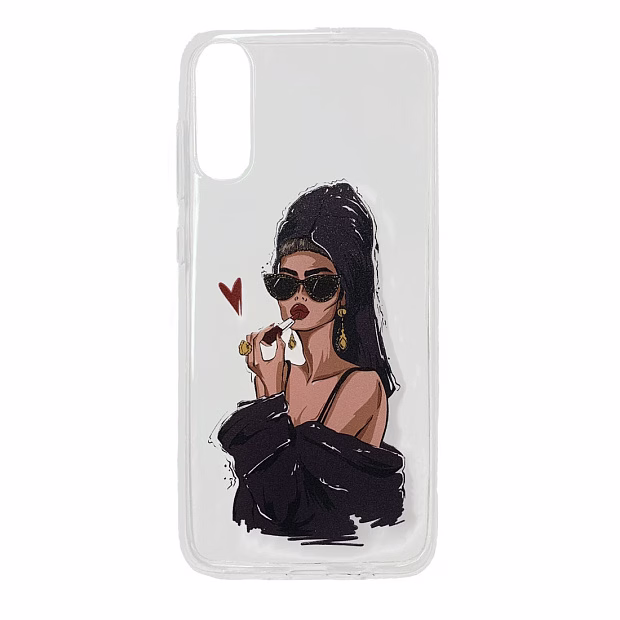 Чехол для Samsung A70 Classy силикон Lux (Girl)